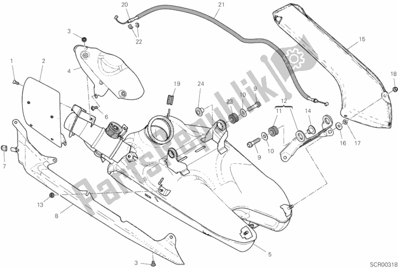 Wszystkie części do T? Umik Ducati Superbike Panigale V2 Thailand 955 2020